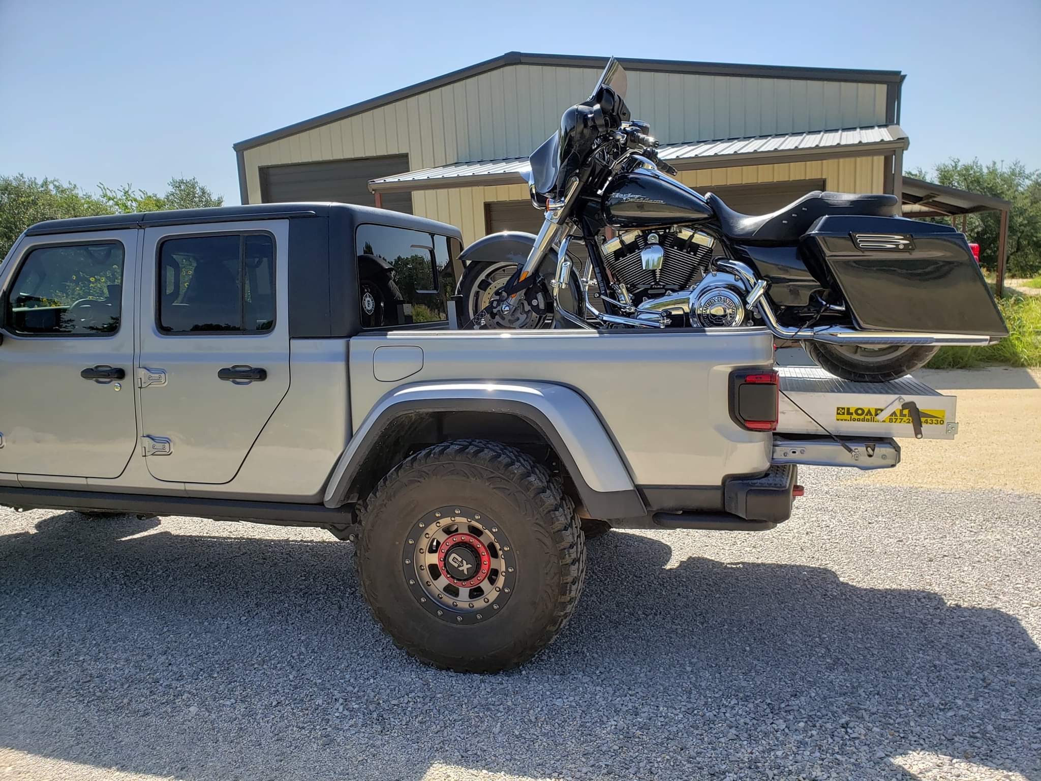 Loadall ramp in Jeep Gladiator LoadAll InnerBox Loading Systems Inc.